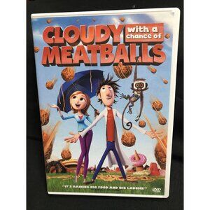 Cloudy With A Chance Of Meatballs DVD Full Screen & Widescreen Versions Sony Pic